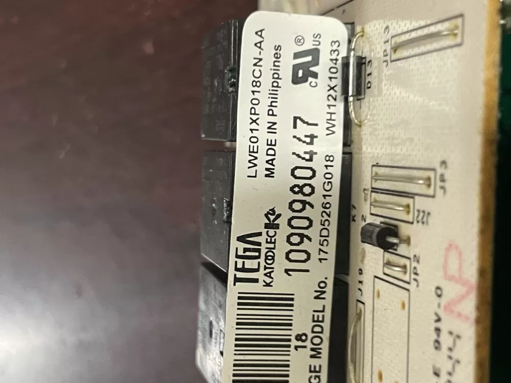 Whirlpool WH12X10525 175D5261G018 Washer Control Board AZ96940 | Wm2031