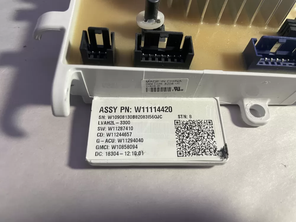 Whirlpool Maytag W11114420 W11266624 Washer Control Board AZ196940 | Wmv890