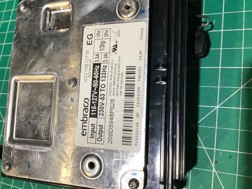 GE 200D5948P028 Refrigerator Control Board Inverter AZ134260 | NR1213