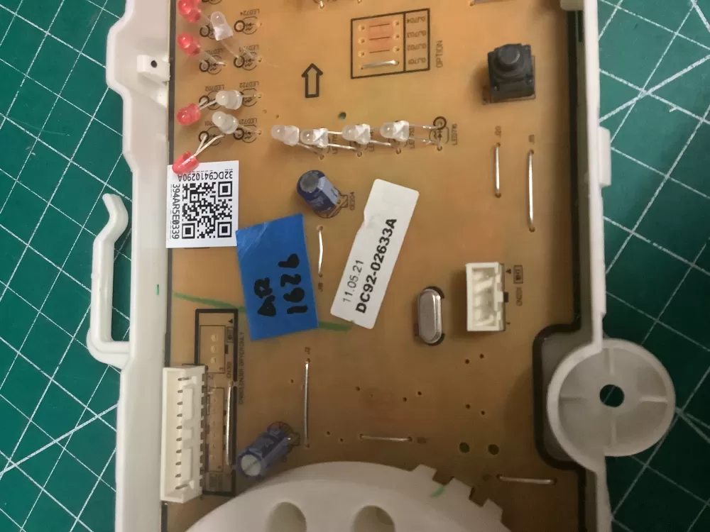 Samsung DC92 02633A Dryer Control Board Display AZ209700 | AR1626