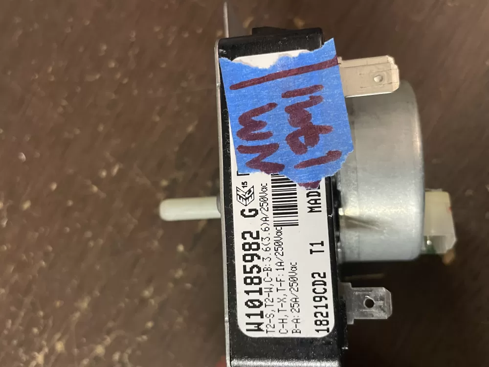 Whirlpool Maytag W10185982 Kenmore WPW10185982VP Dryer Timer AZ48882 | Wm1791