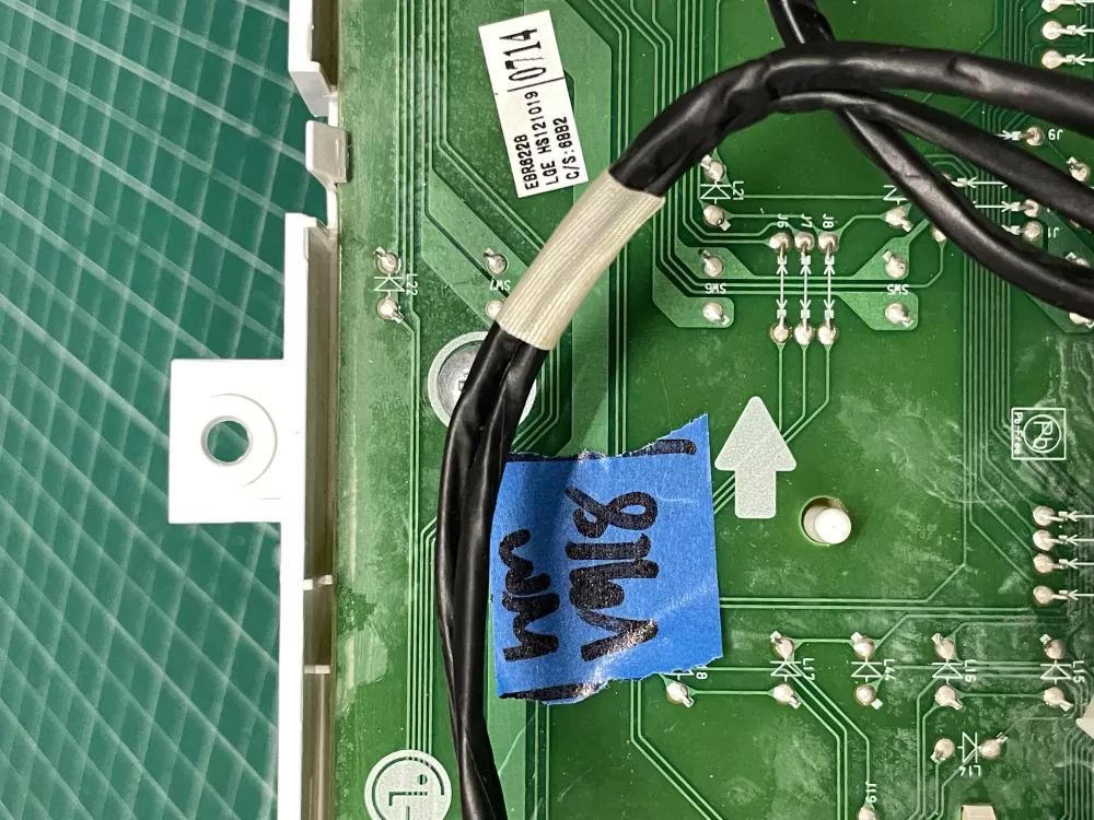 LG EBR62280714 Washer Control Board Interface AZ207280 | Wmv918