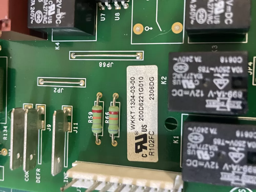 GE 200D6221G010 WR55X10552 Refrigerator Control Board AZ200879 | Wm1045