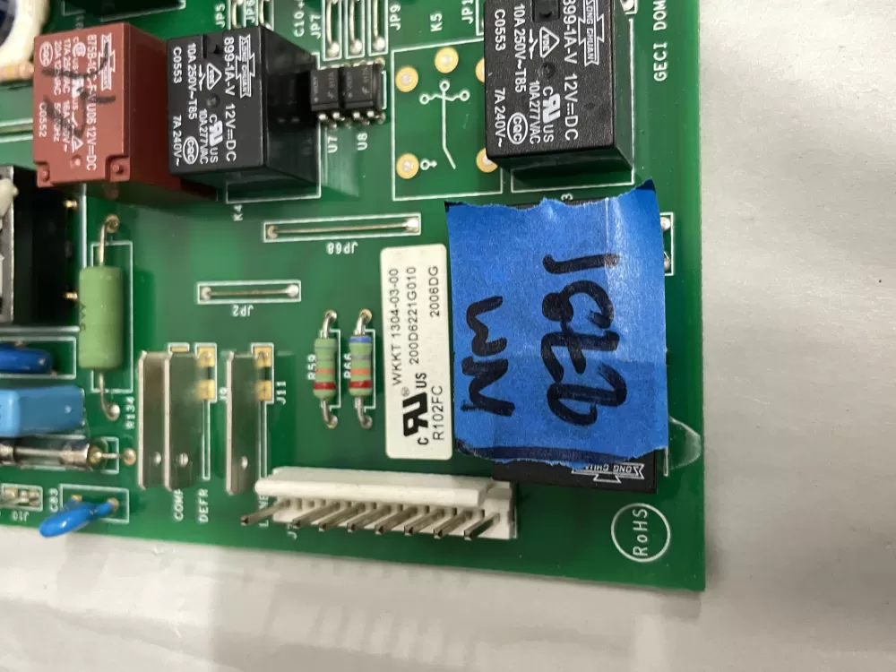 GE 200D6221G010 WR55X10552 Refrigerator Control Board AZ207732 | Wm2731