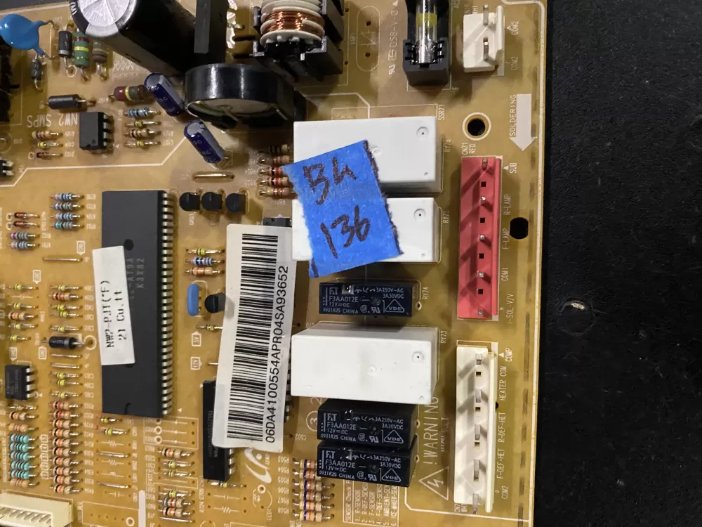 Samsung DA41 00554A Refrigerator Control Board AZ26315 | BK136