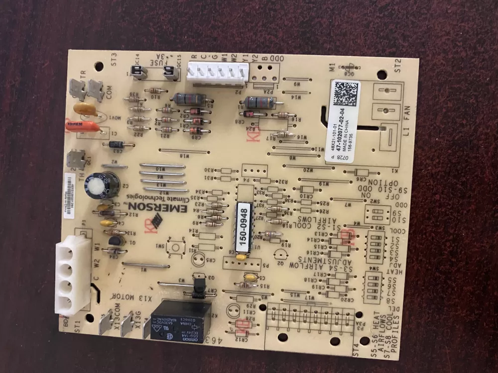 Rheem Air Handler Control Board 47-102077-02-04 156-9735 AZ32763 | BK1681