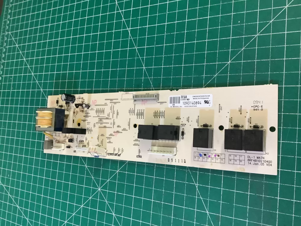 GE 165D7802P008 Dishwasher Control Board AZ194812 | NR301
