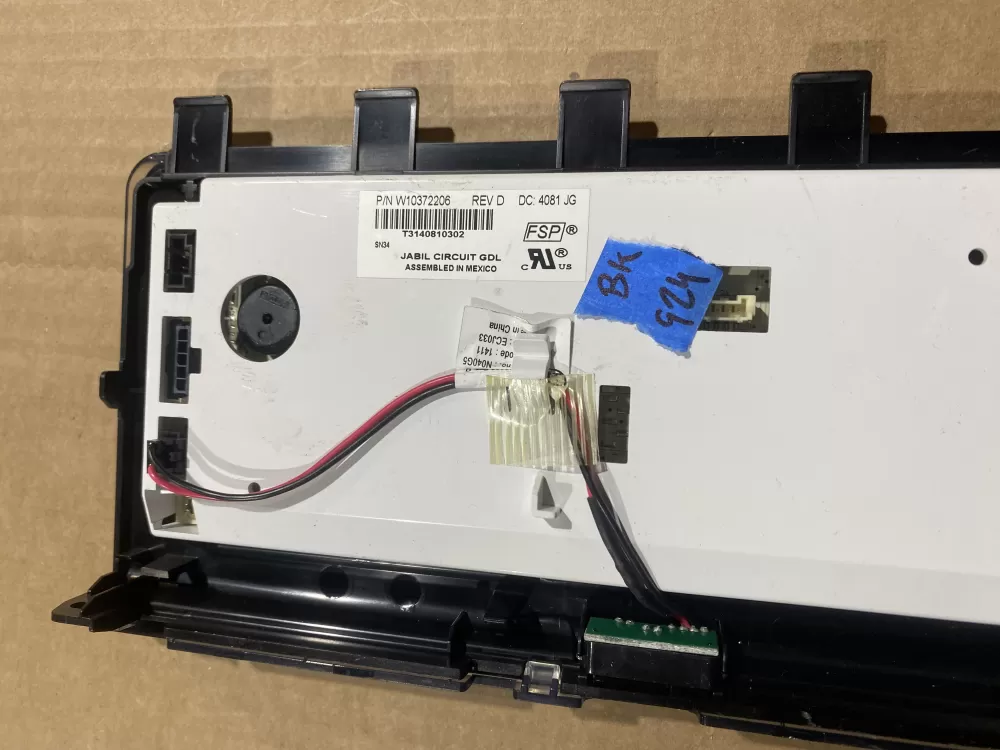 Whirlpool W10254282 Refrigerator Dispenser Control Board AZ80460 | BK924