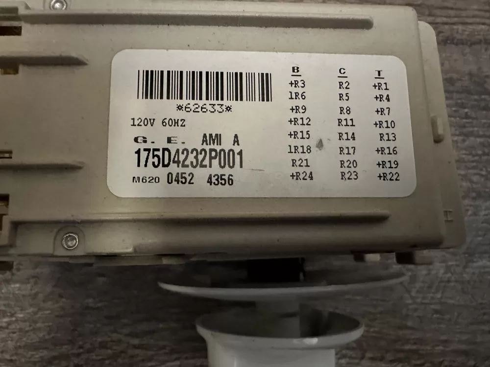 GE 175D4232P001 WH12X10196 AP3190897 947871 Washer Timer AZ3990 | NTV313