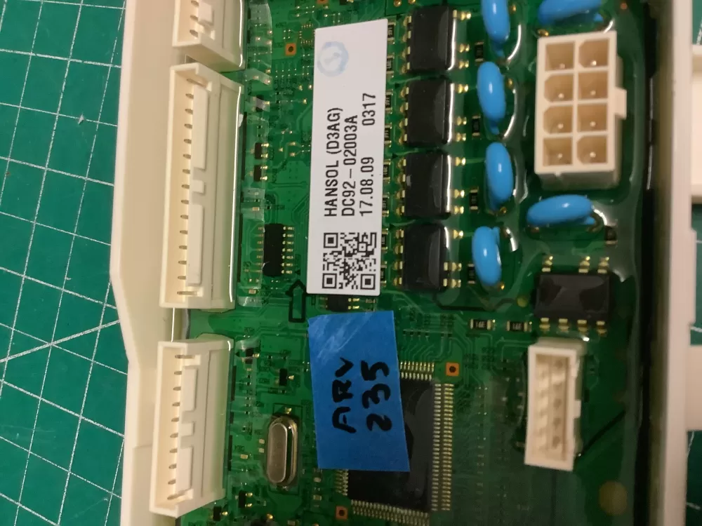 Samsung DC92 02003A Washer Control Board AZ206784 | ARV235