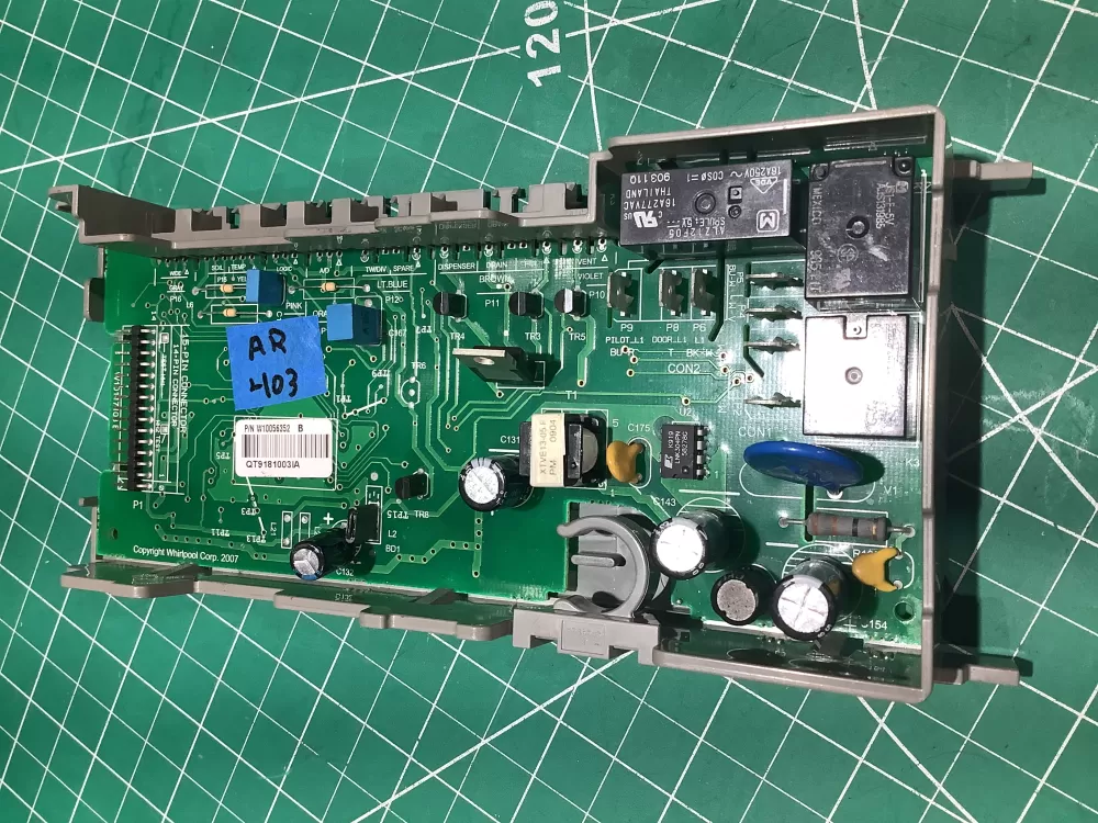 Whirlpool KitchenAid W10056352 Dishwasher Control Board AZ179045 | AR403