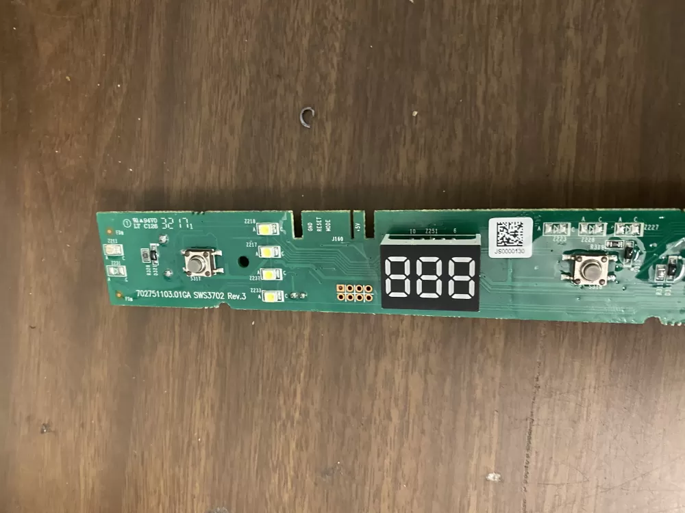 GE 265D1468G802 Dishwasher User Interface Control Board AZ43980 | BK1750