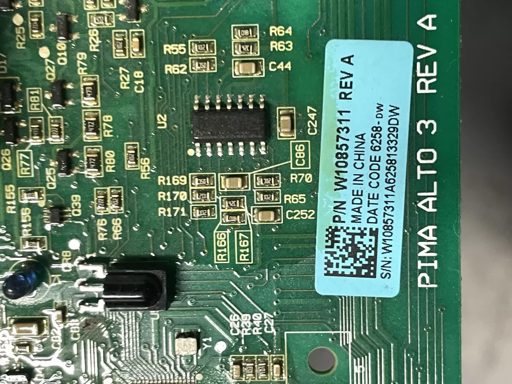 Maytag Whirlpool W10857311 Washer Control Board Rev AZ17748 | WM1256