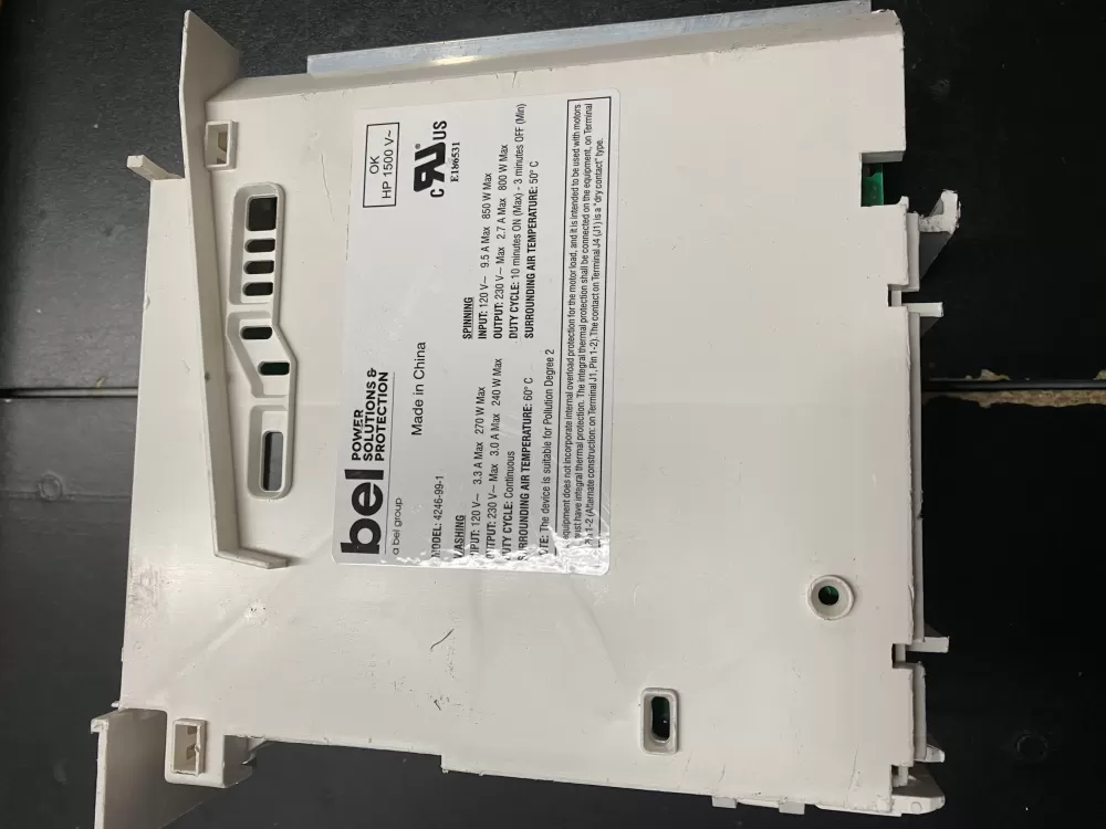 Frigidaire  Kenmore  Electrolux AP6025819 134409905 S134409904 S134409905 5304504863 PS11758142 Washer Motor Control Board