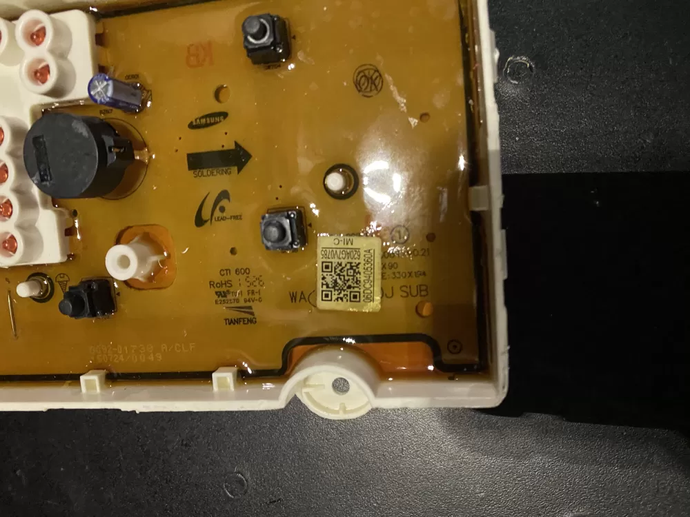 Samsung DC94 05360A Washer Control Board AZ25577 | BKV294