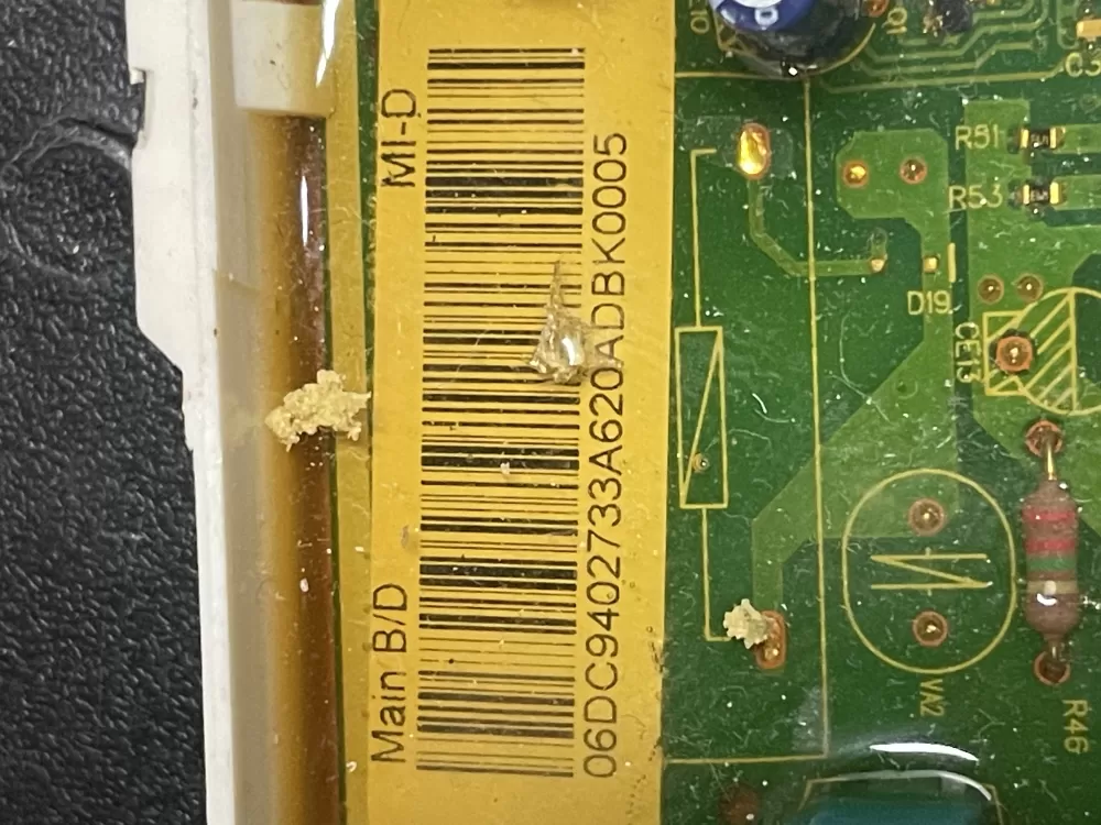 Samsung DC94 02733A Dryer Control Board AZ11790 | 705