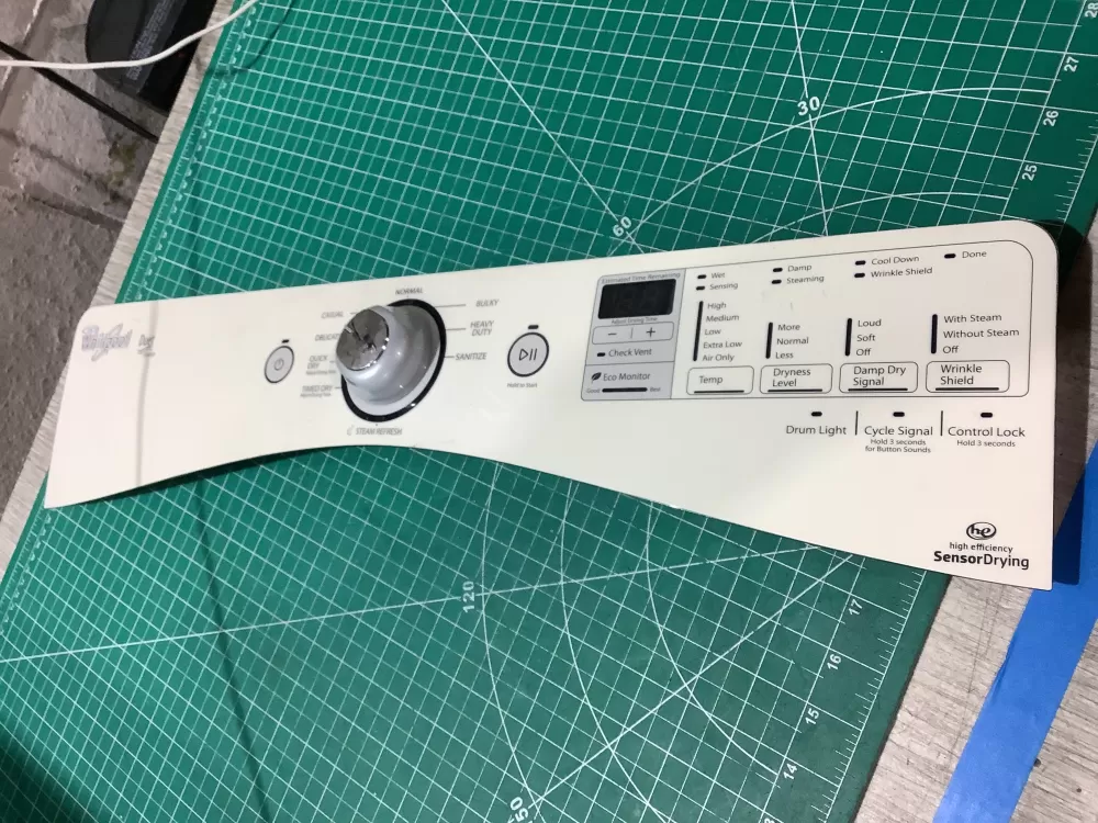 Whirlpool W10446401 W10553780 WPW10553780 PS11756219 Dryer Control Board Panel