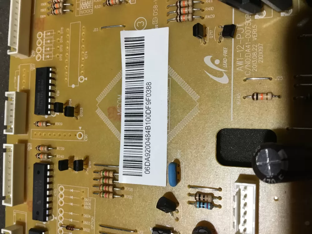 Samsung DA92-00484B DA94-02275B Refrigerator Control Board AZ76728 | NR2077