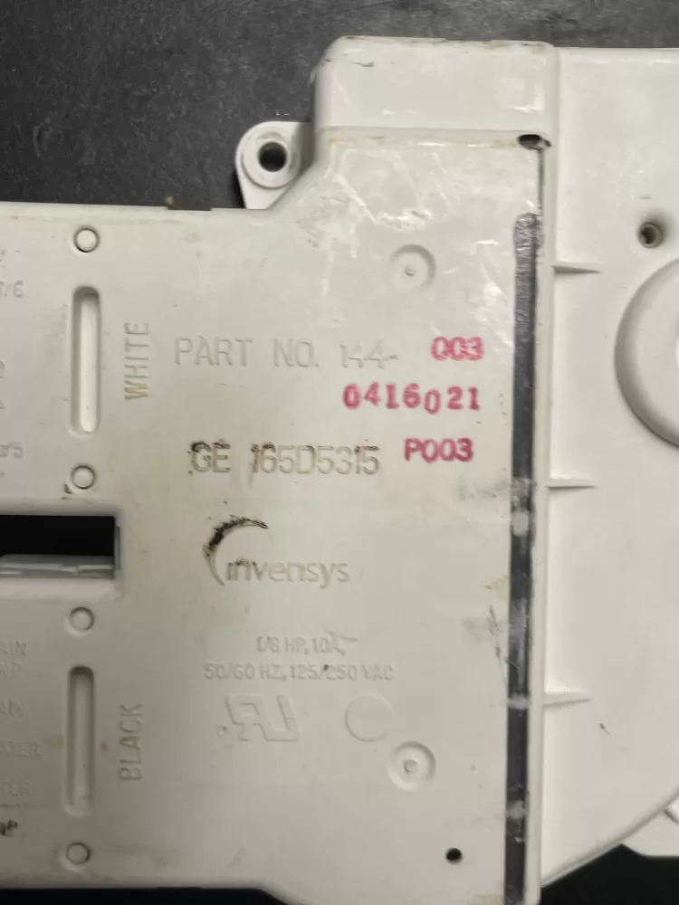 GE 165D5315P003 Dishwasher Timer AZ24123 | WM813