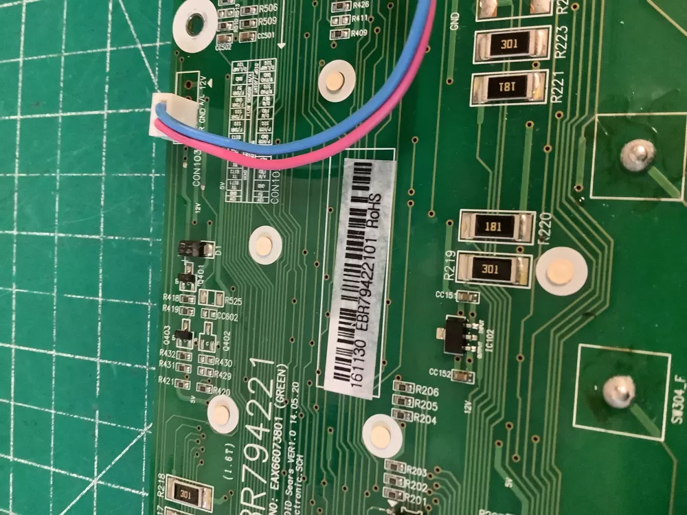 LG Kenmore EBR79422101 Refrigerator Control Board Dispenser AZ227916 | NR530