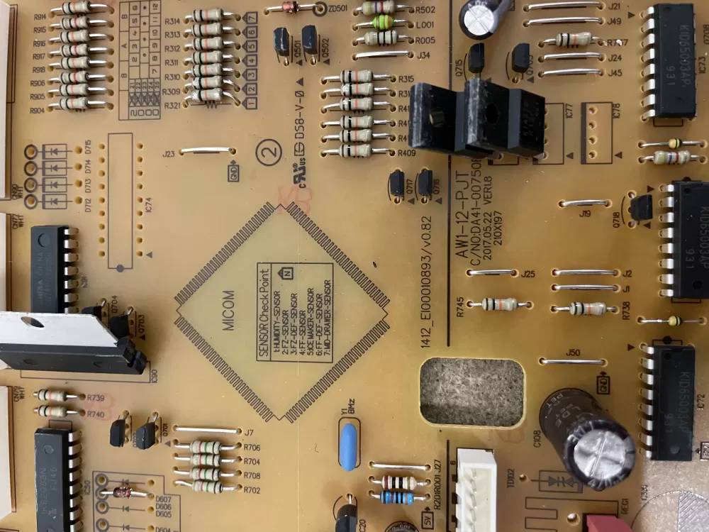 Samsung DA92 00384N Refrigerator Control Board AZ58646 | KM2070