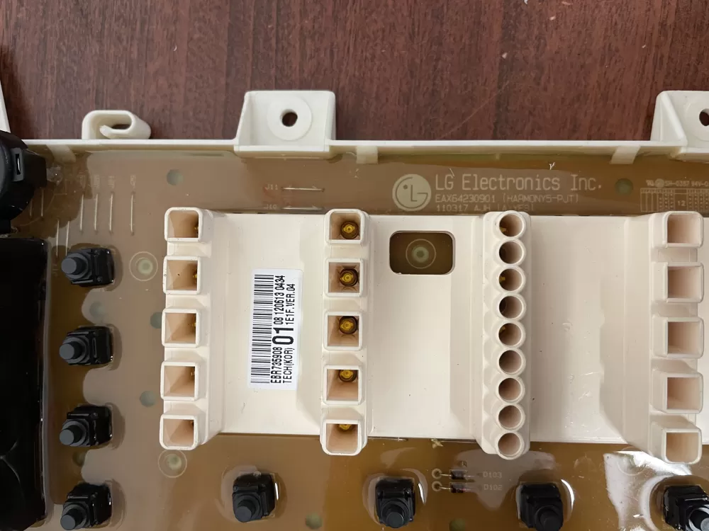 LG EBR73590801 Dryer Control Board