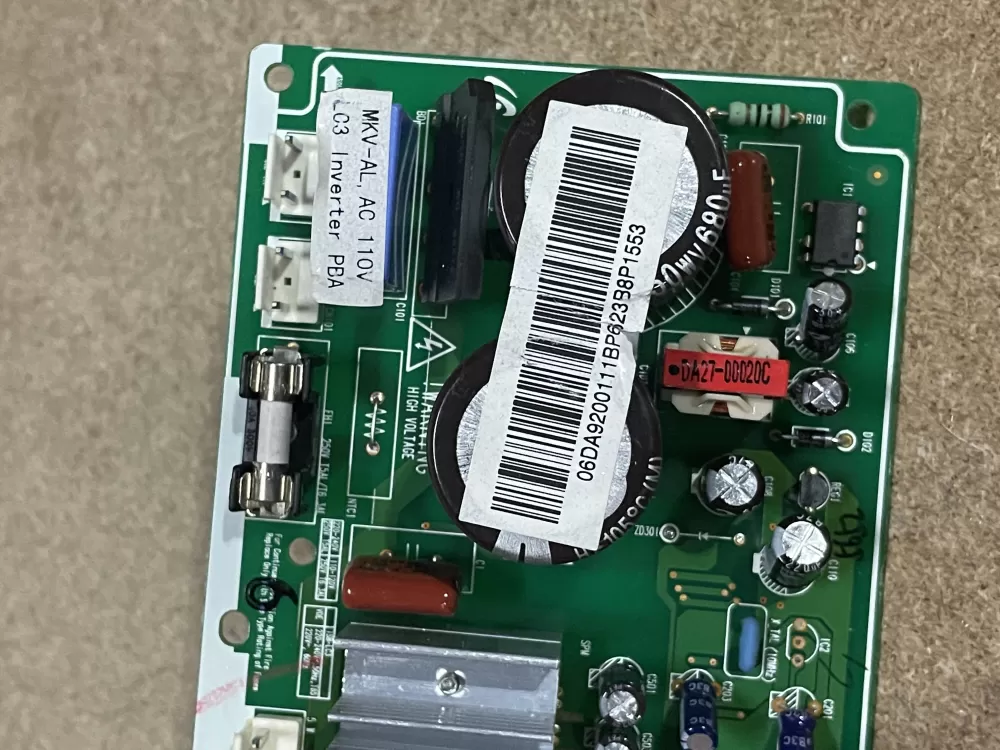 Samsung DA92-00111B Refrigerator Inverter Control Board AZ25958 | KM79