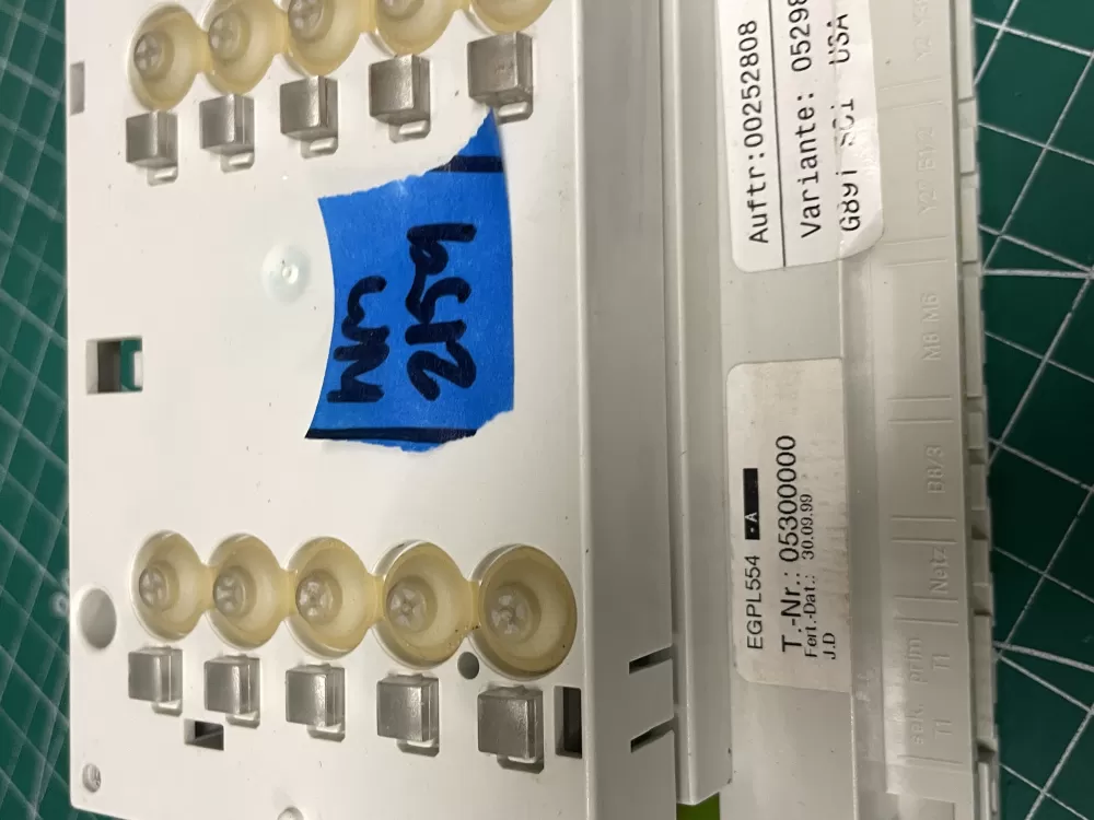 MIELE CONTROL PANEL EGPL554-B 05543154 AZ202545 | Wm2159