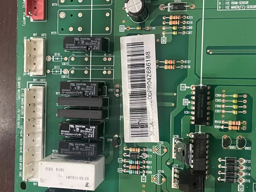 Samsung AP5272130 DA41 00620D Refrigerator Control Board AZ41881 | KM1732