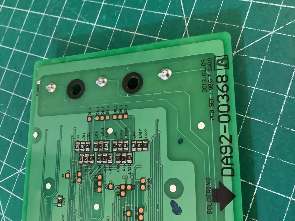 Samsung DA92-00368 B Refrigerator Dispenser UI Control Board AZ193830 | NR599