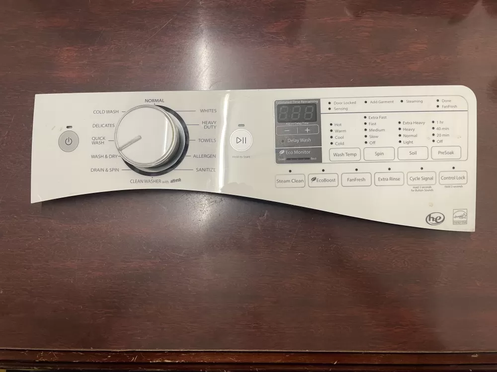 Whirlpool W10433090 W10750481 W10814583 PS11723082 Washer Control Panel
