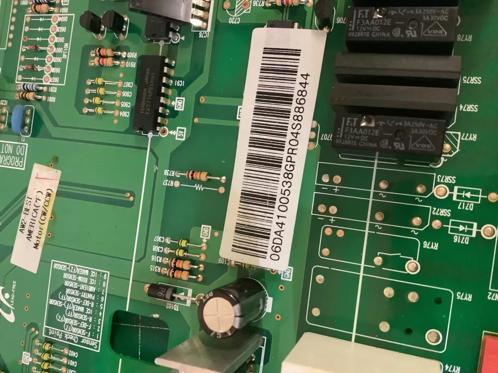 Samsung DA41-00538G DA41-00537A Refrigerator Control Board AZ201797 | NR331