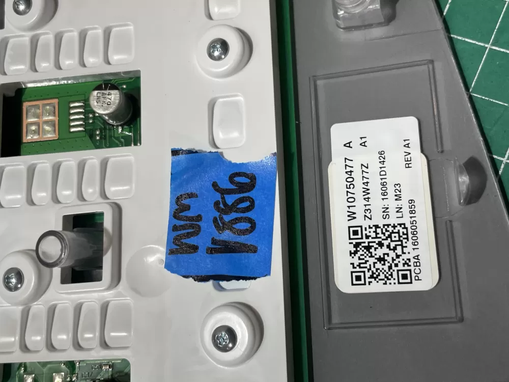 Whirlpool W10750477 Washer Control Board Interface Panel AZ196323 | Wmv886