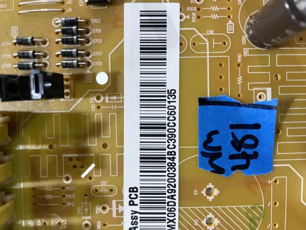 Samsung DA92-00384B DA41-00750B Refrigerator Control Board AZ178708 | Wm481