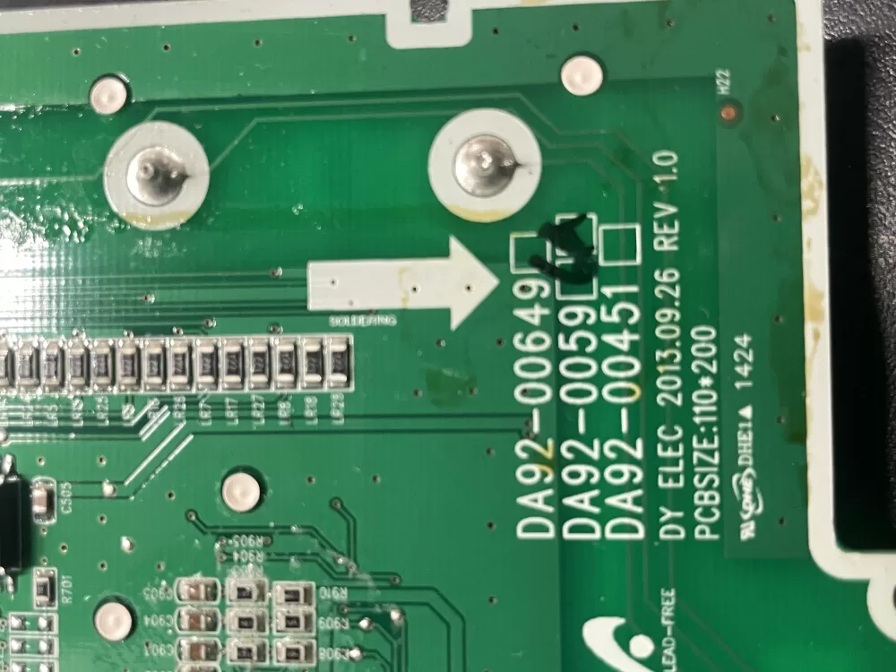 Samsung Kenmore DA92-00649 Refrigerator Dispenser Control AZ18724 | WM1259