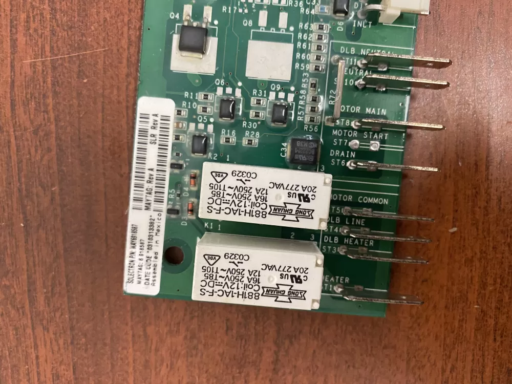 Maytag 6 918587 Dishwasher Control Board AZ39062 | BK526