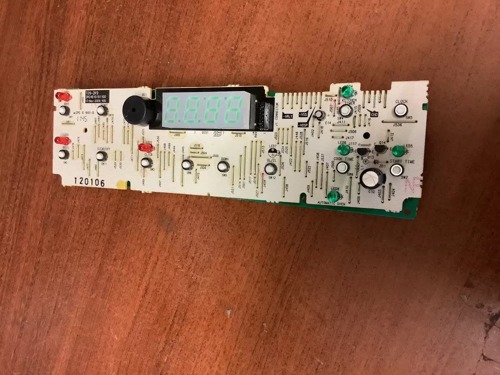 GE 2RC4B10191100 T09 2K9 Range Oven Control Board AZ225113 | BG324