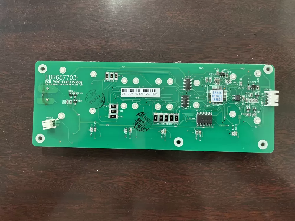 LG Kenmore EBR65770302 Refrigerator Dispenser Control Board AZ36182 | KM383