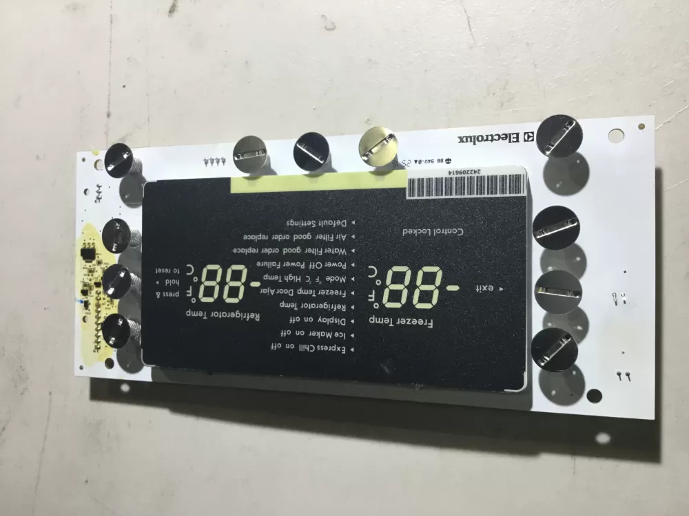 Electrolux  Frigidaire 242209733  SF4101-97BB3S Refrigerator Display Control Board