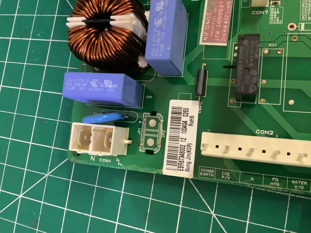 LG EBR67348002 Refrigerator Main Control Board PCB AZ184820 | NR2692