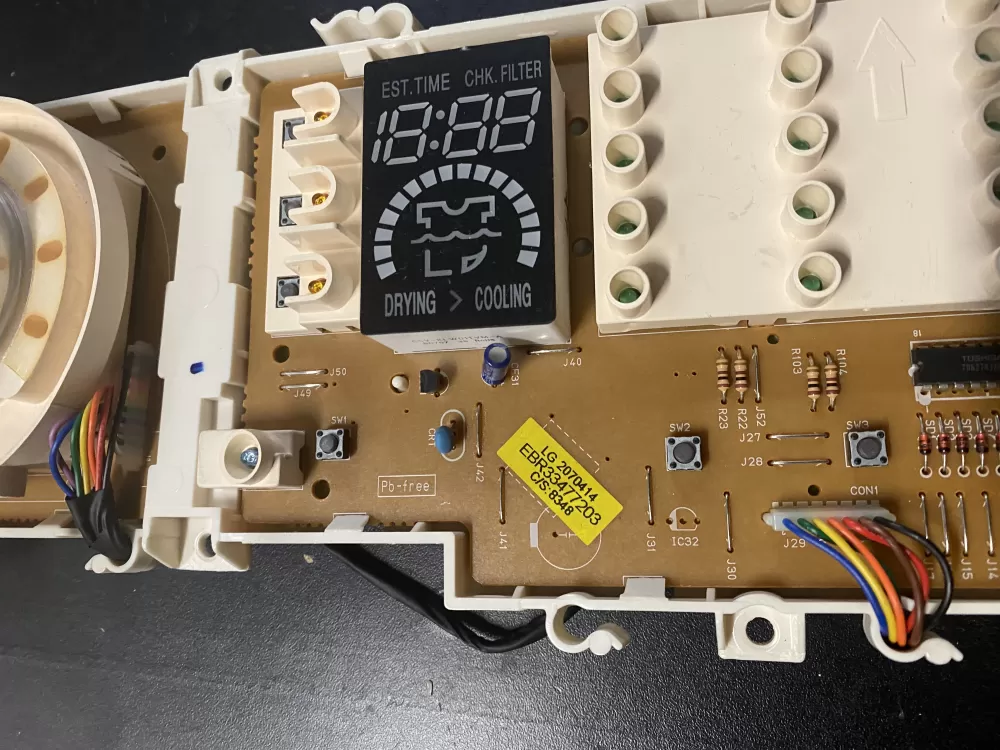 LG EAX32221201 EBR33477203 Dryer Control Board AZ4304 | BKV198