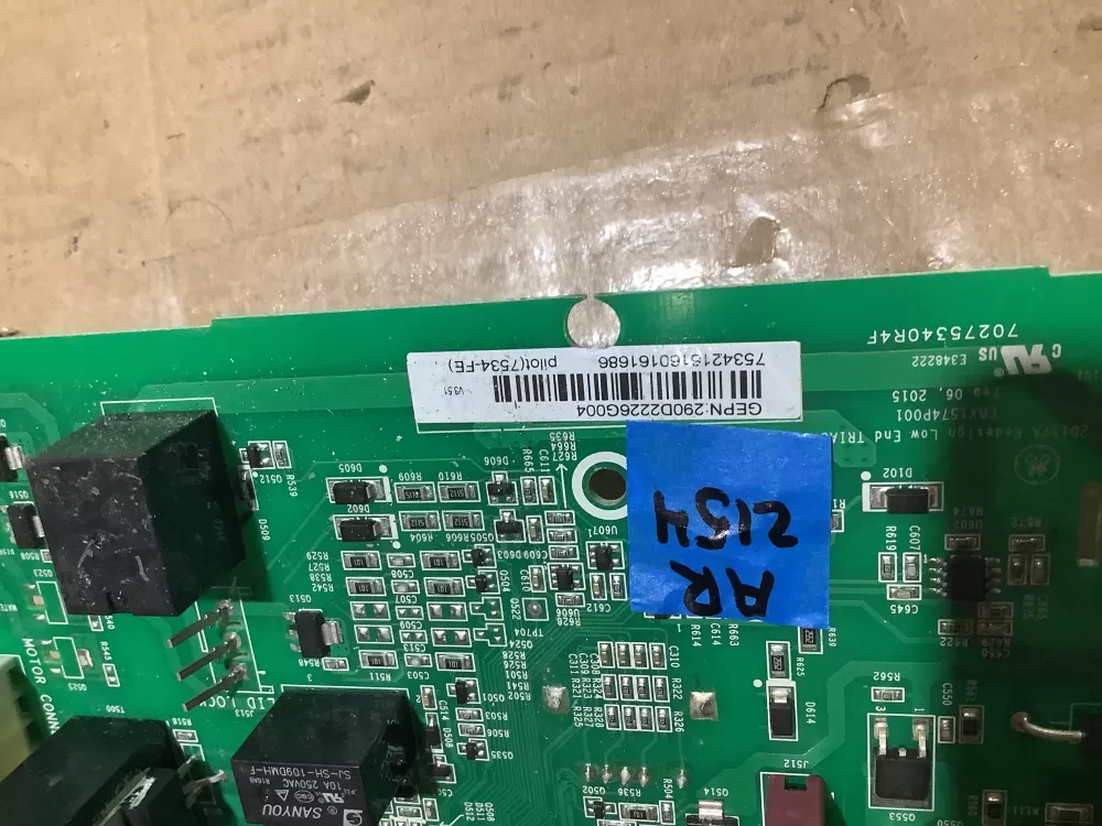 GE WH22X36498 290D2226G004 Washer Control Board AZ116477 | AR2154