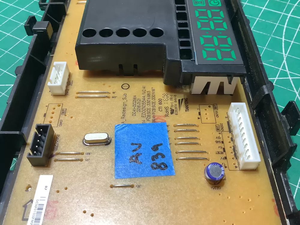 Samsung DC92-01802Q DC94-07244A Washer Control Board AZ186472 | AV839