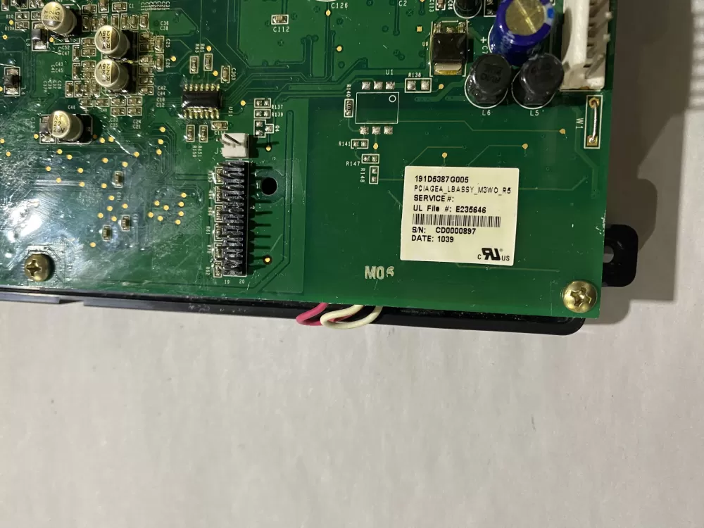 GE 191D5387G005 E235646 Range Oven UI Control Board AZ192950 | BKV882