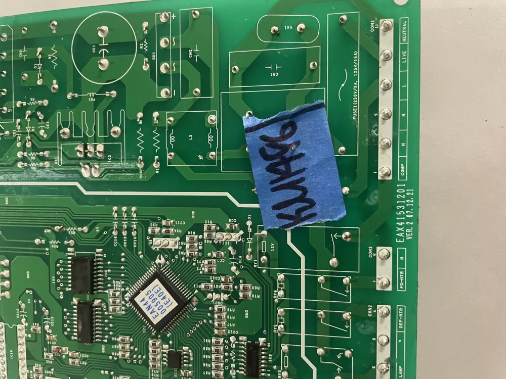 LG Kenmore EBR41531305 PS3624084 Refrigerator Control Board AZ122272 | KM1486
