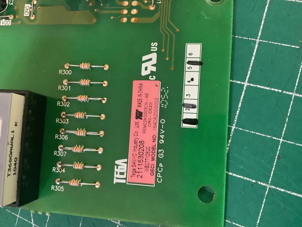 GE 164D6200G003 Oven Control Board Single Encoder Temperature AZ208117 | NR67