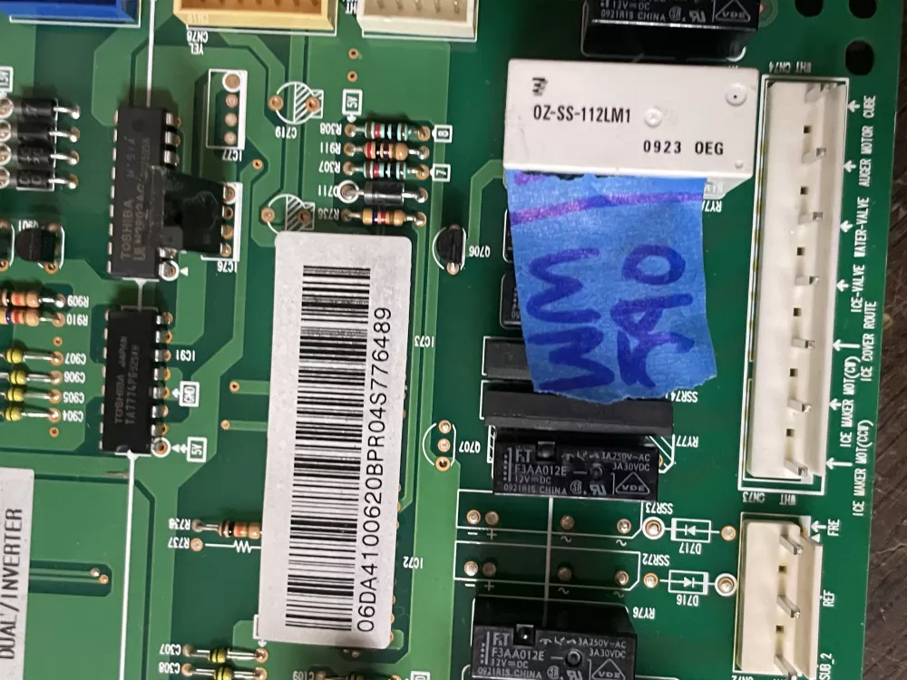 Samsung DA41-00620B Refrigerator Main Control Board AZ44170 | Wm590