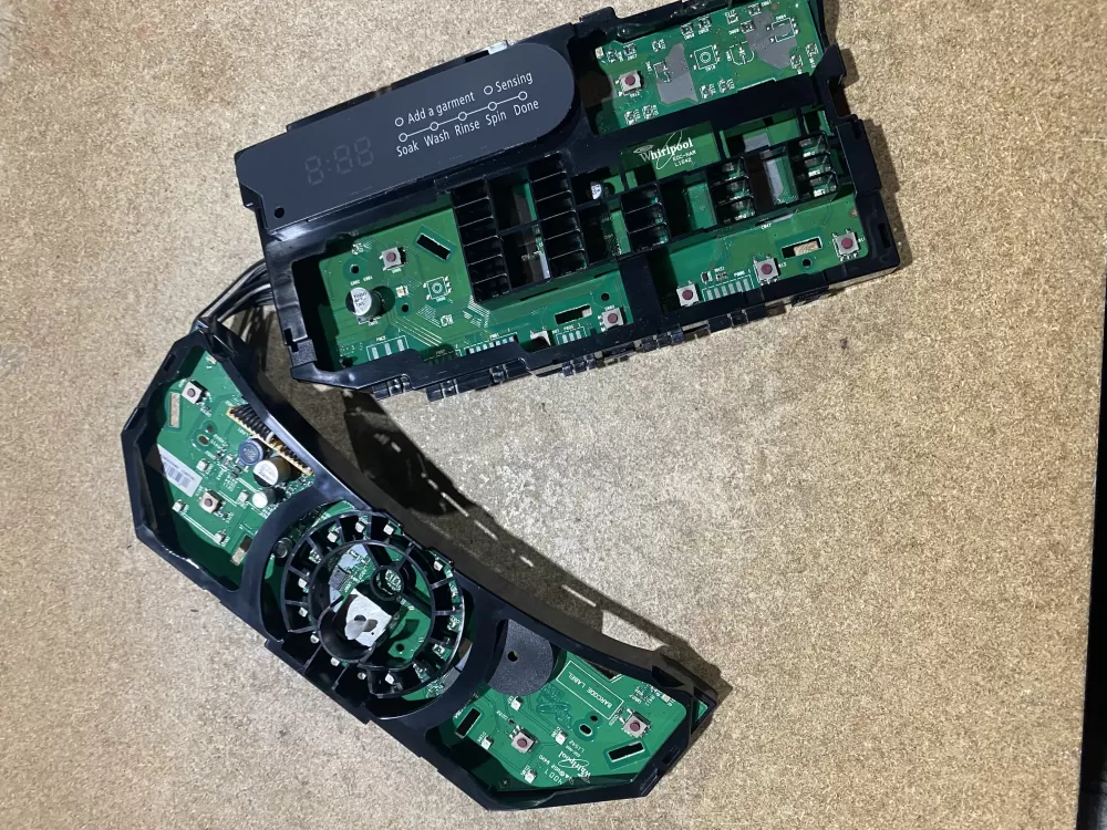 Whirlpool  Kenmore W10319811  AP4539791  1876883  AH2581062  EA2581062  PS2581062  W10157888  W10191958  W10223578  W10300040  W10319145  4619 702 30683  461970230683 Washer UI Control Board