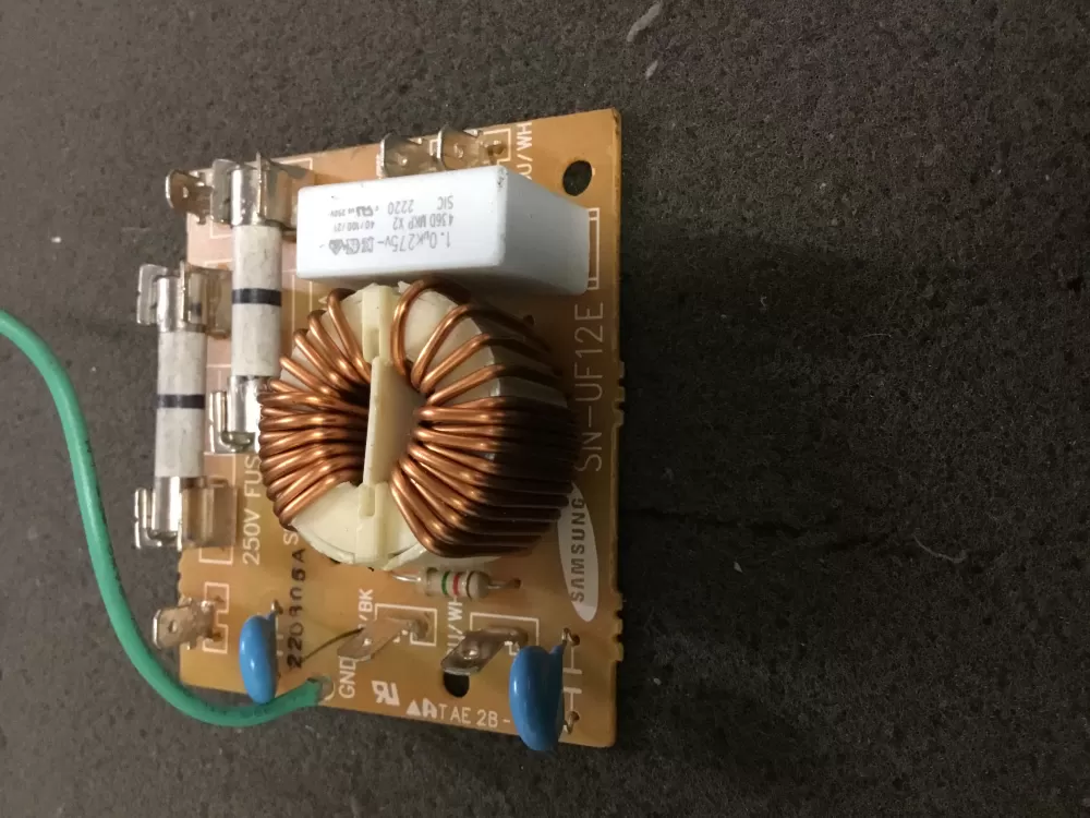Samsung SN-UF12E Microwave Control Board Noise Filter