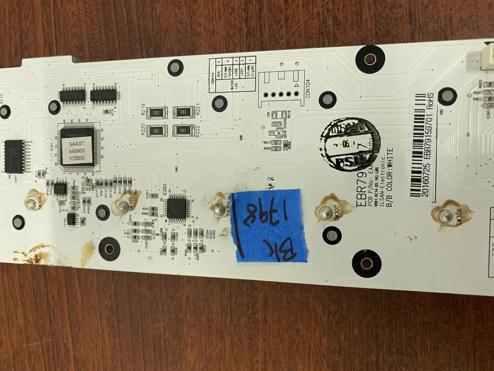 LG EBR79159701 Refrigerator Control Board Dispenser AZ49013 | BK1798